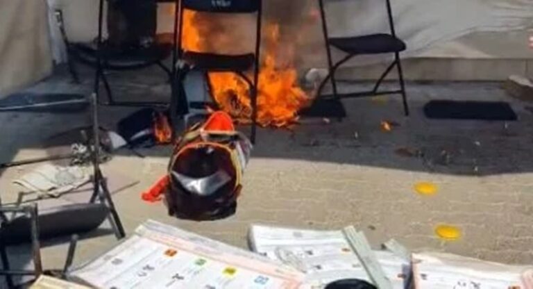 Incidentes de intento de incendio en casillas electorales en Querétaro; gobernador insta a la participación en las elecciones